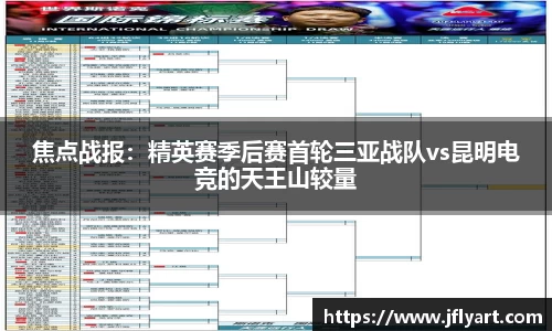 焦点战报：精英赛季后赛首轮三亚战队vs昆明电竞的天王山较量